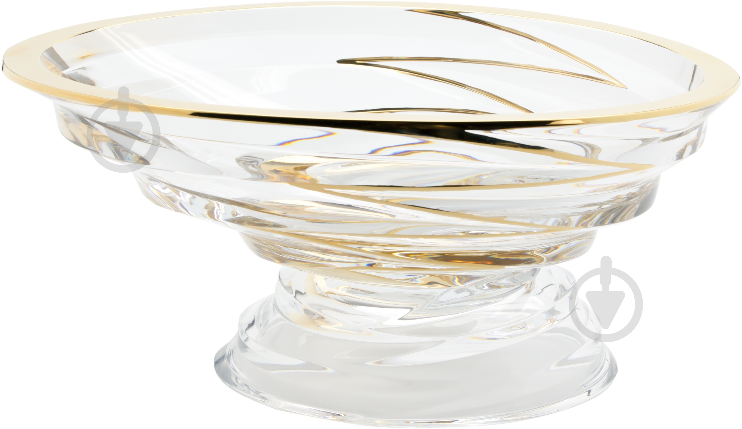 Блюдо Bohemia Dynamic Gold 32 см - фото 1