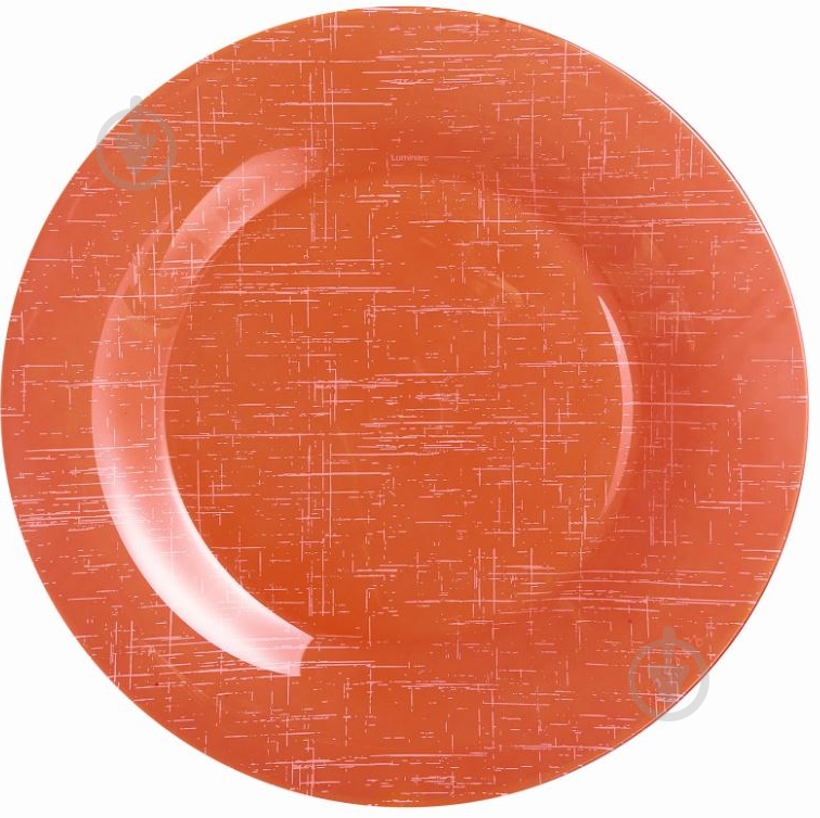 Тарелка обеденная Luminarc Poppy Mandarine 25 см V0107 - фото 1
