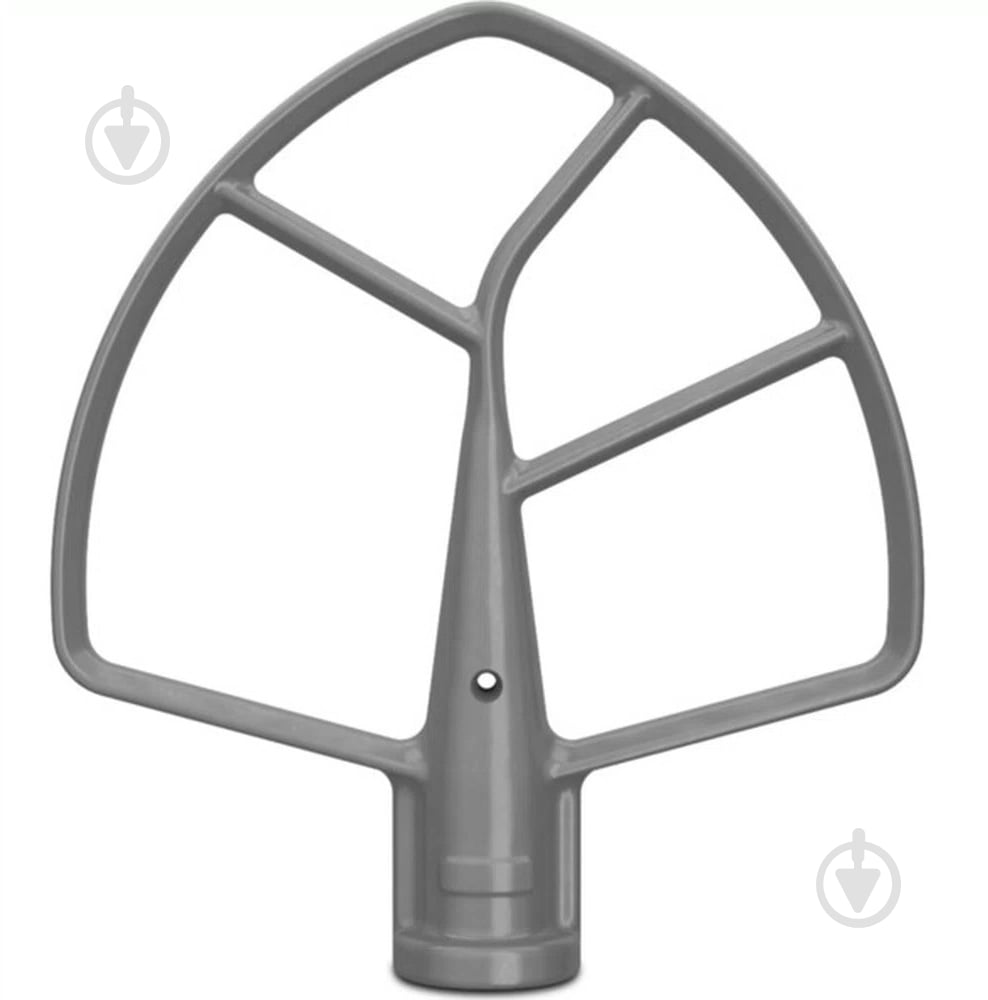 Насадка KitchenAid лопатка для міксера з чашею 5,6 л / 6,6 л сірий (5KSMBLSF) - фото 1