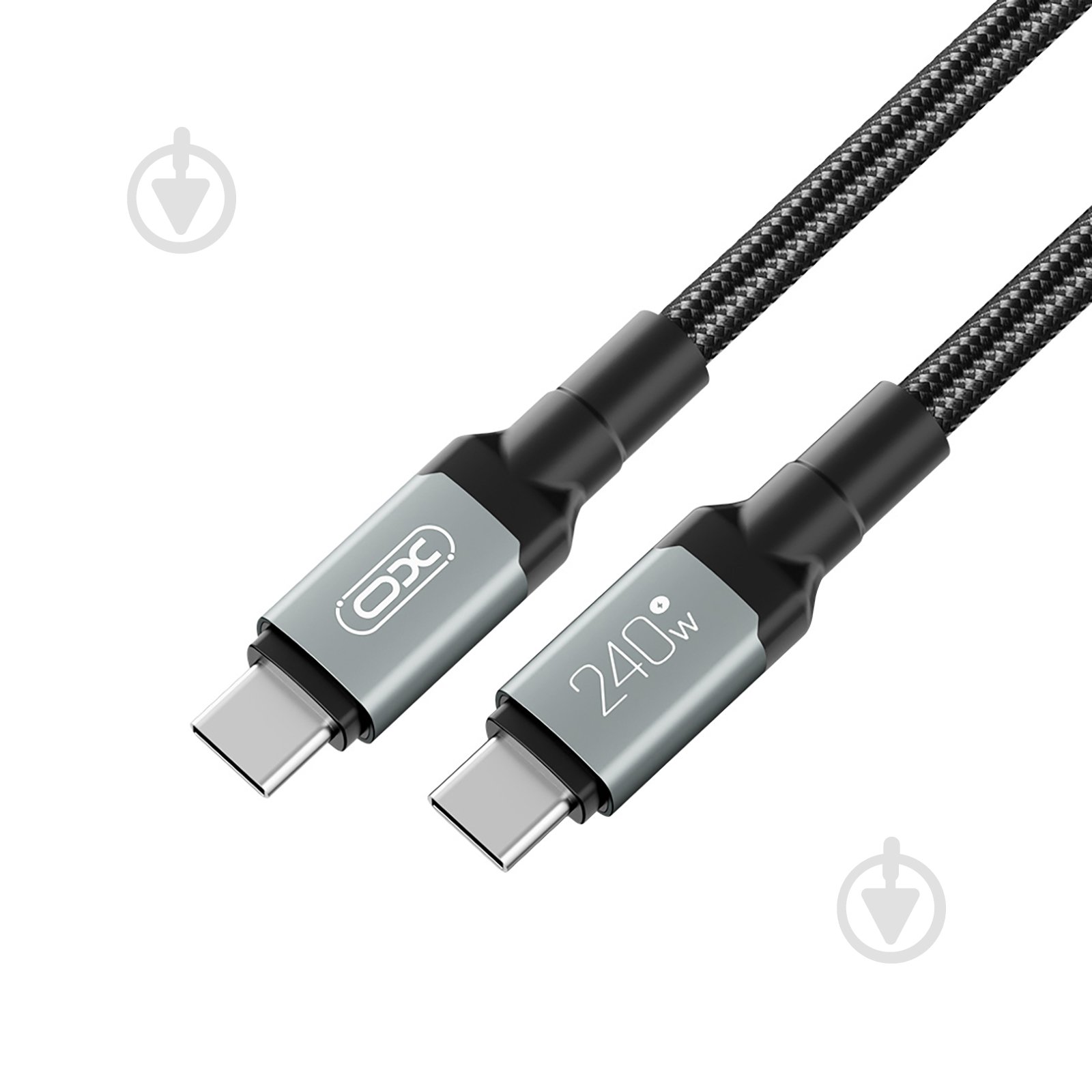 Кабель Xo NBQ264A-CC USB Type-C to USB Type-C 240W PD 1 м black (NB-Q264A-CC.black) - фото 2 Кабель Xo NBQ264A-CC USB Type-C to USB Type-C 240W PD 1 м black (NB-Q264A-CC.black) - фото 2