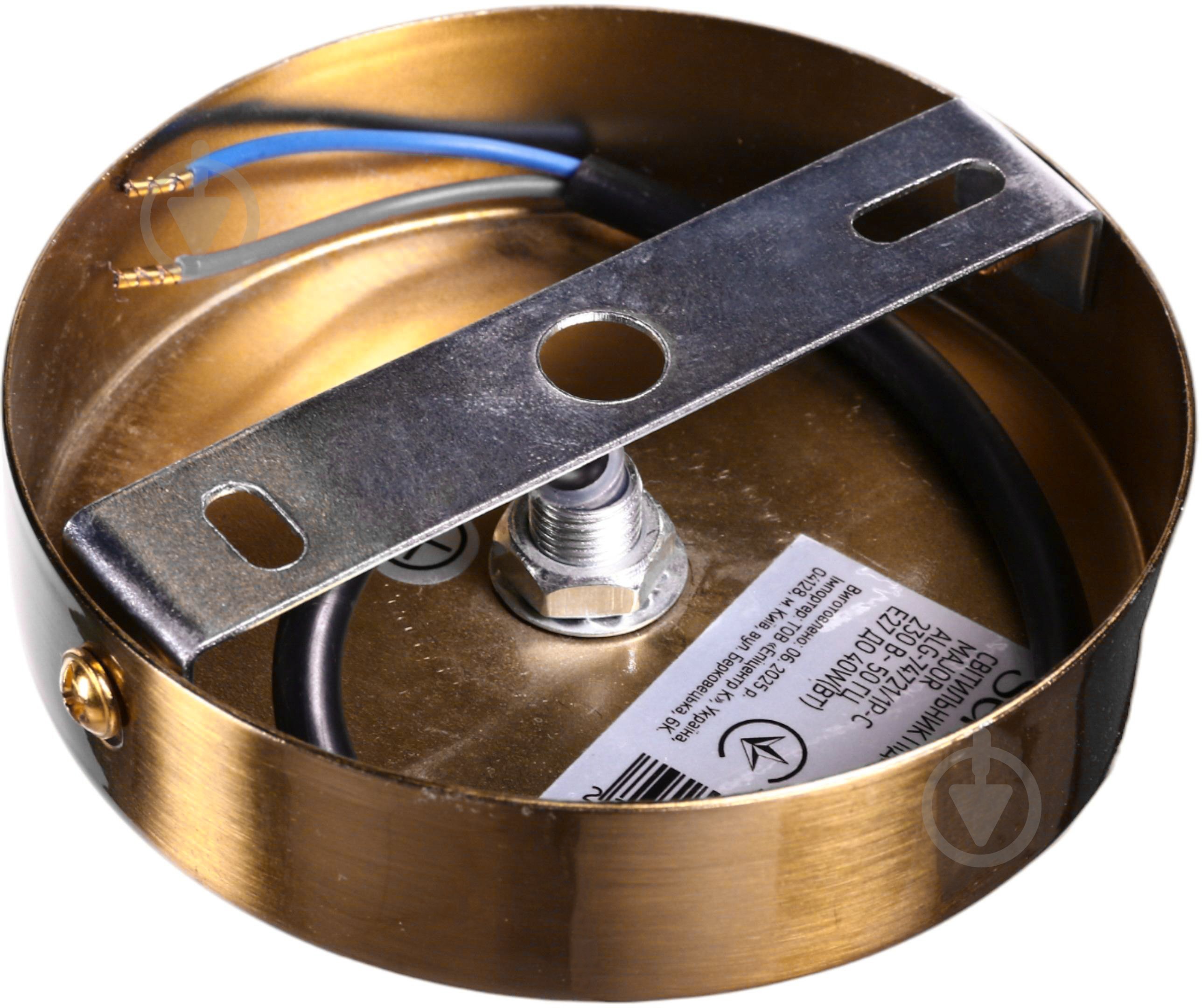 Светильник подвесной Sensio Major 3x40 Вт /E27 золотой ALG-74721/1P-C - фото 5