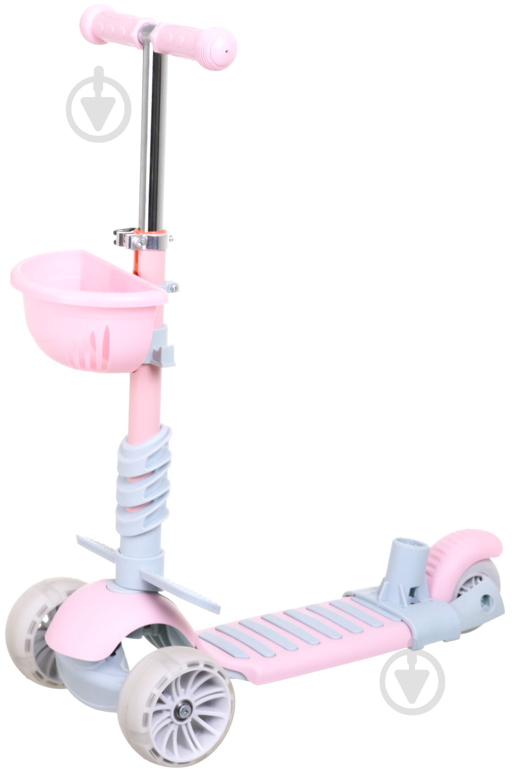 Самокат-трансформер MaxxPro kids дитячий 6в1 розовый PT1903/red/green - фото 4