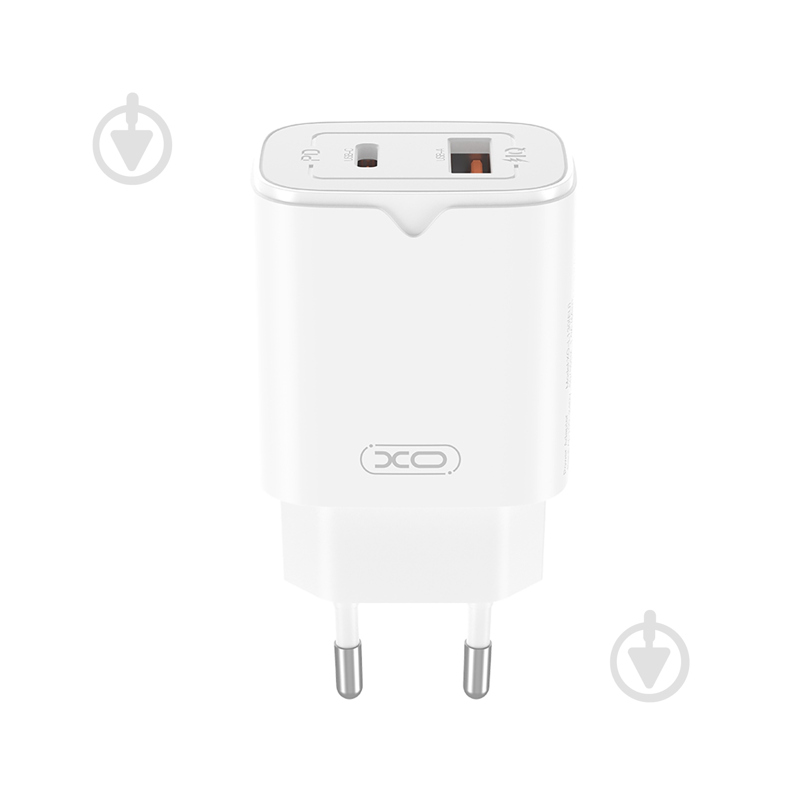Мережевий зарядний пристрій Xo L130 PD30W, QC18W USB-A, USB-C White (L130.white) - фото 2