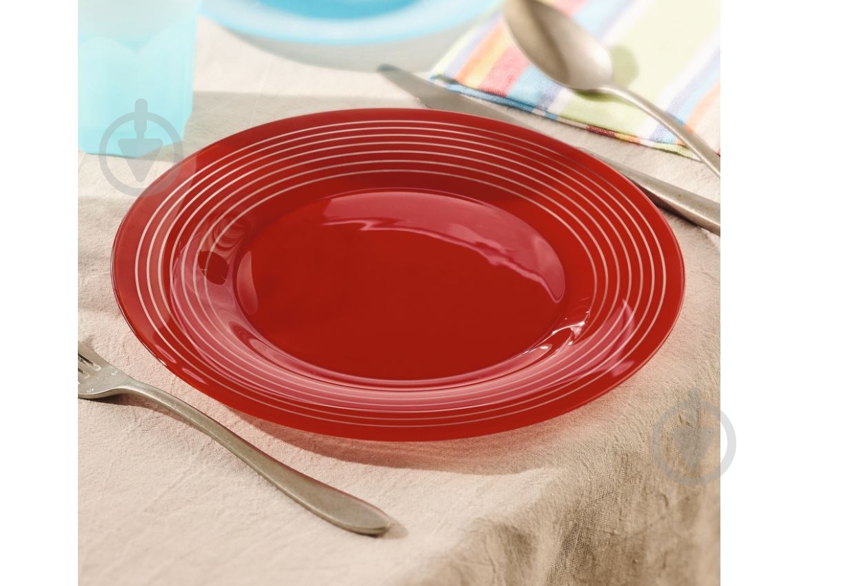 Тарелка обеденная Luminarc Factory Red 25 см P3285 - фото 2