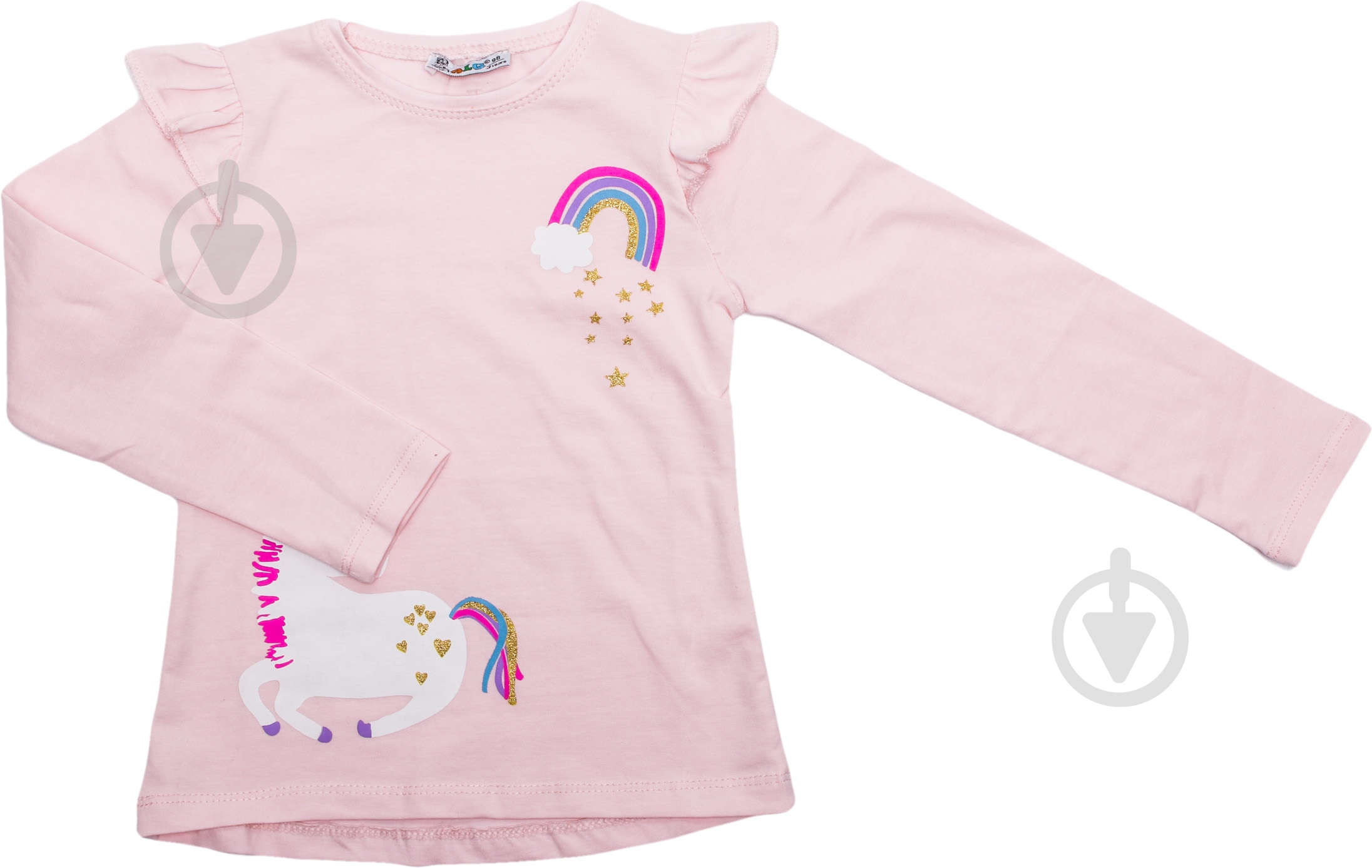 Свитшот для девочки ALG р.104 молочный 620751 - фото 1