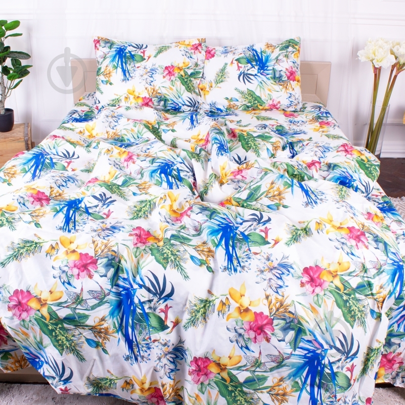 Комплект постельного белья MirSon Microsatin Premium 15-0318 Octavia мульти - фото 1