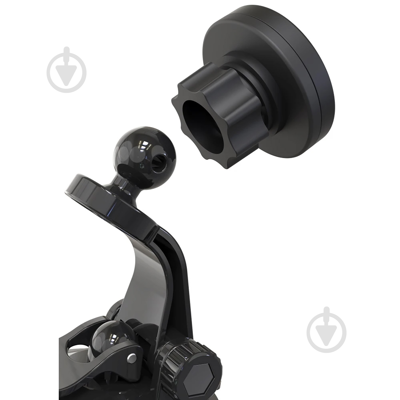 Автодержатель для телефона магнитный Xo C69 black - фото 3