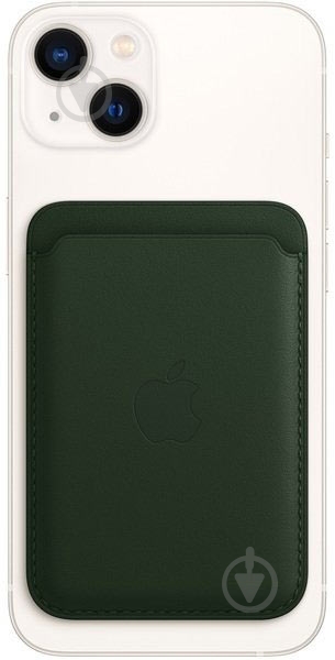 Чохол Apple iPhone Leather Wallet with MagSafe Sequoia Green (MM0X3ZE/A) - фото 5 Чохол Apple iPhone Leather Wallet with MagSafe Sequoia Green (MM0X3ZE/A) - фото 5