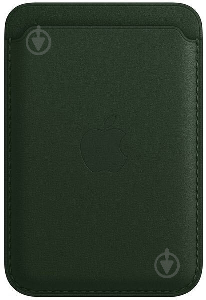 Чохол Apple iPhone Leather Wallet with MagSafe Sequoia Green (MM0X3ZE/A) - фото 1 Чохол Apple iPhone Leather Wallet with MagSafe Sequoia Green (MM0X3ZE/A) - фото 1