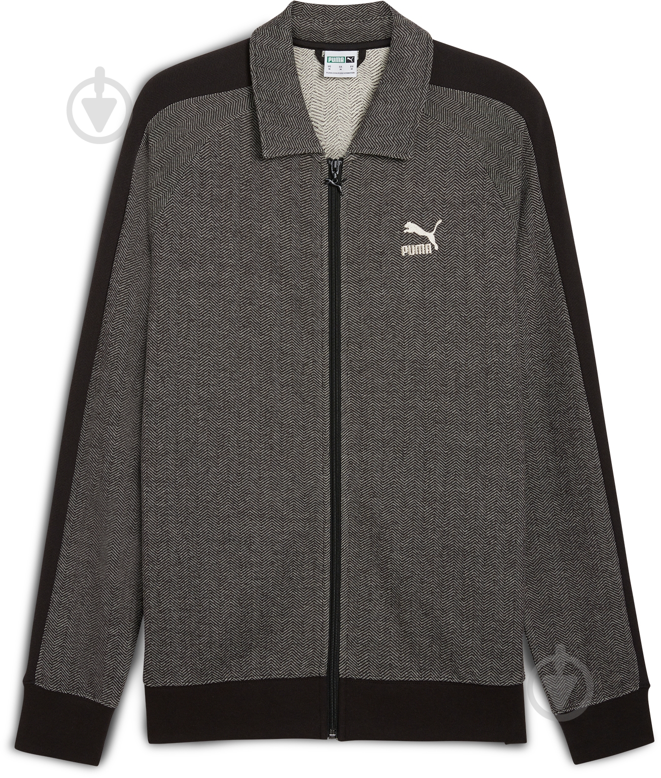 Джемпер Puma T7 TRACK JACKET 62639701 р.2XL сірий - фото 1