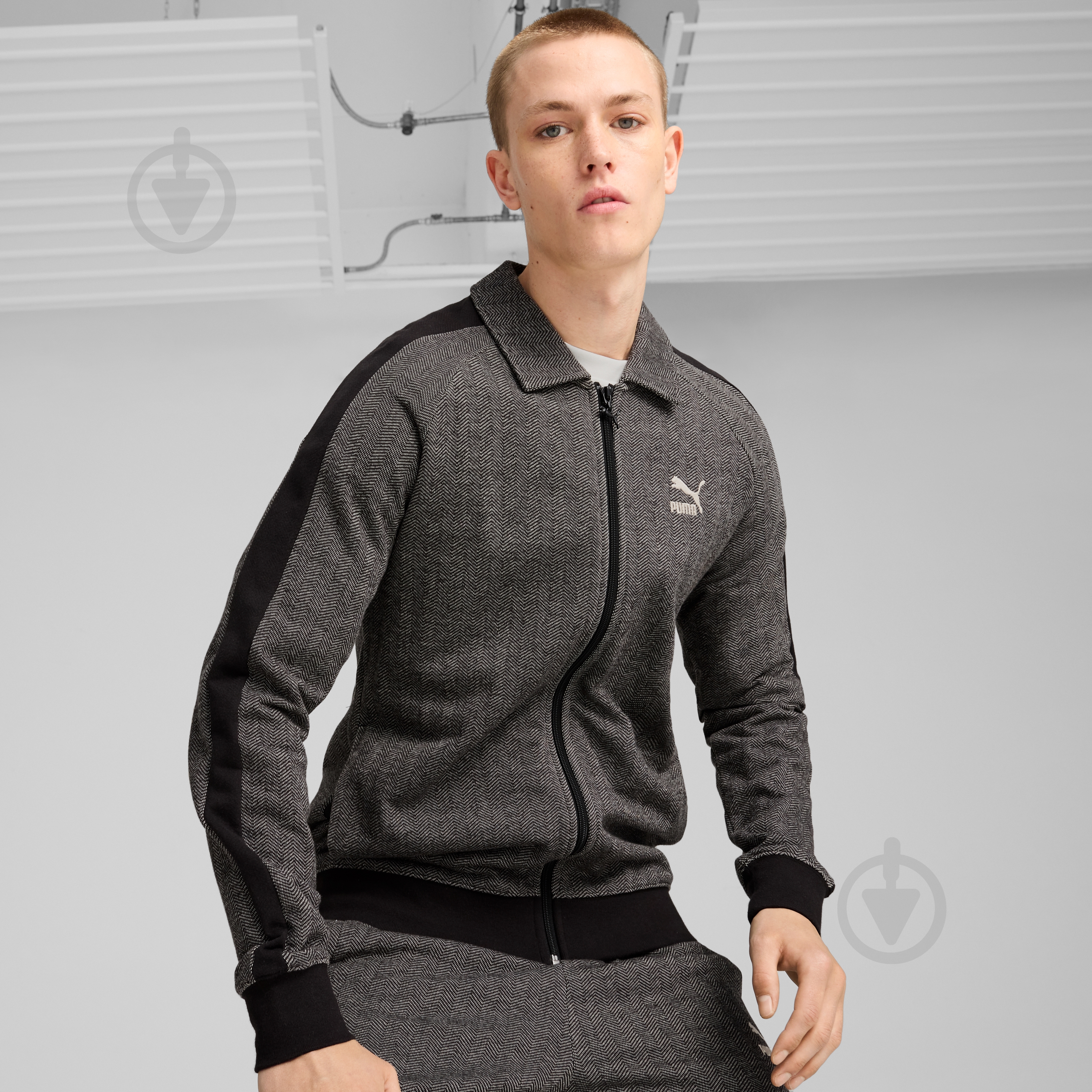 Джемпер Puma T7 TRACK JACKET 62639701 р.2XL сірий - фото 3