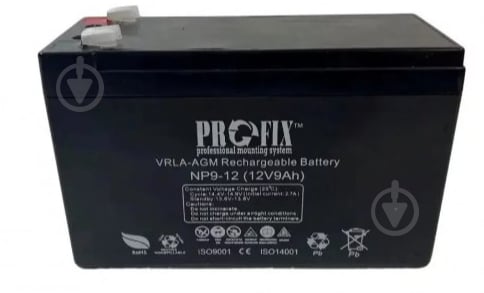 Дополнительная аккумуляторная батарея EMT ProFix VRLA-AGM 12V 9Ah (NP9-12) - фото 1