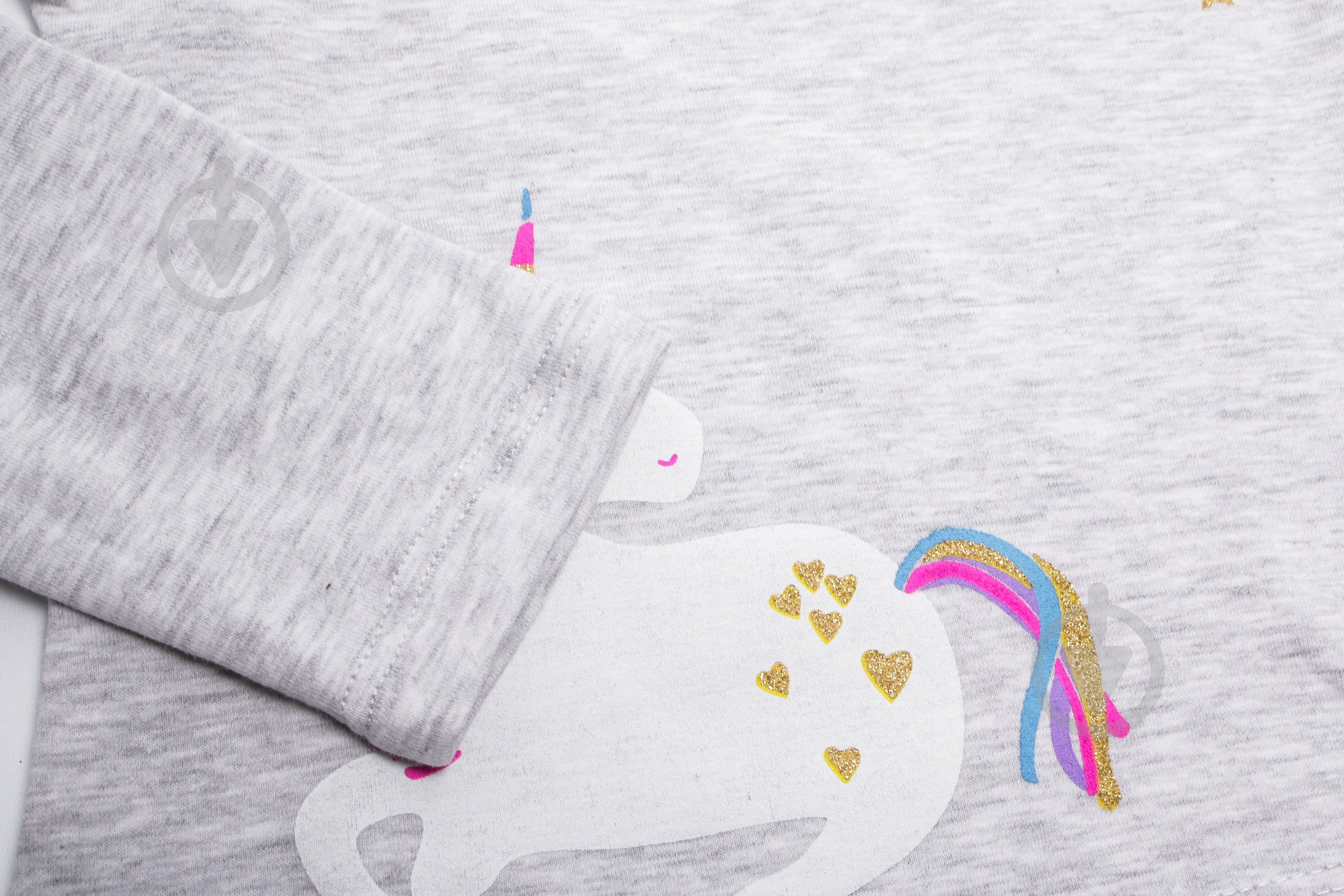 Свитшот для девочки ALG р.116 серый 620751 - фото 5