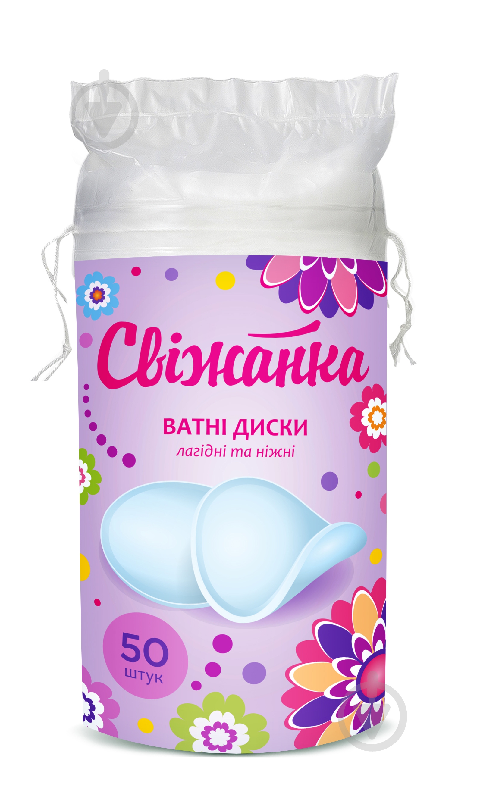 Ватные диски Свіжанка 50 шт. - фото 1 Ватные диски Свіжанка 50 шт. - фото 1