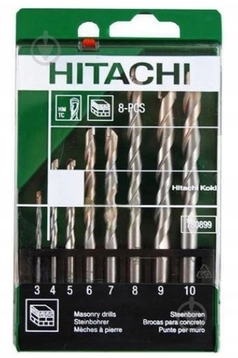 Набор сверл по бетону HIKOKI 780899 3-10 мм 8 шт. 780899 - фото 3