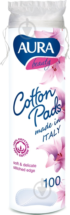 Ватные диски Aura beauty 100 шт. - фото 2