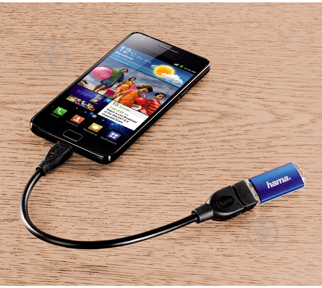 Кабель Hama USB micro - USB A OTG 0,15 м черный (78426) - фото 4