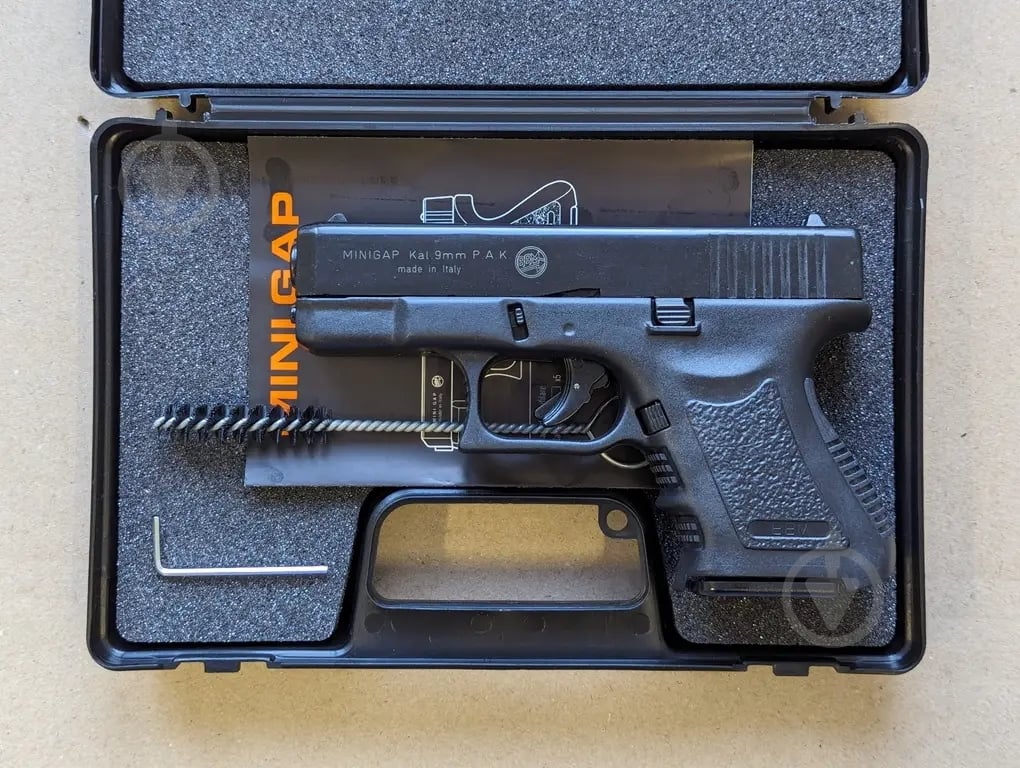 Пістолет сигнальний Bruni Mini Gap cal.9 PAK (Glock 26) - фото 2