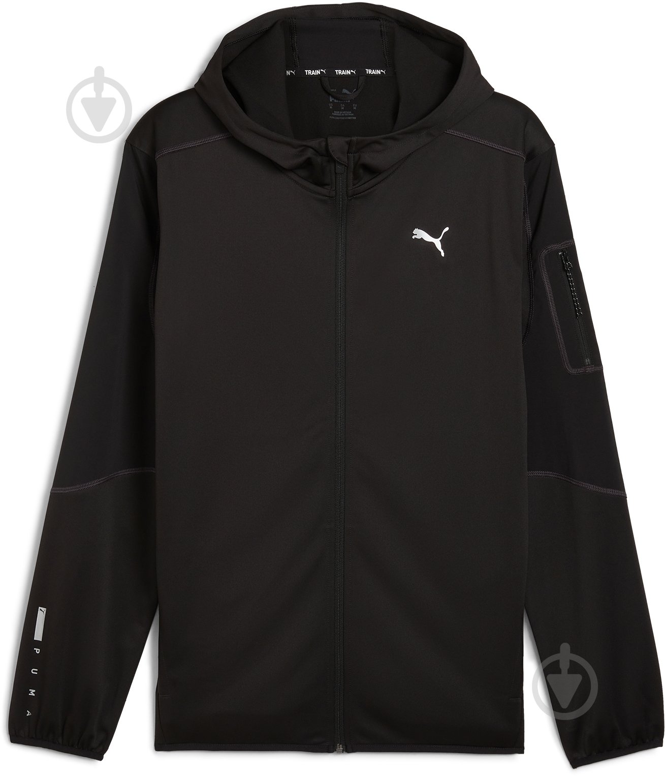 Джемпер Puma PUMA FLEX PANELLED JACKET 52570901 р.2XL черный - фото 1