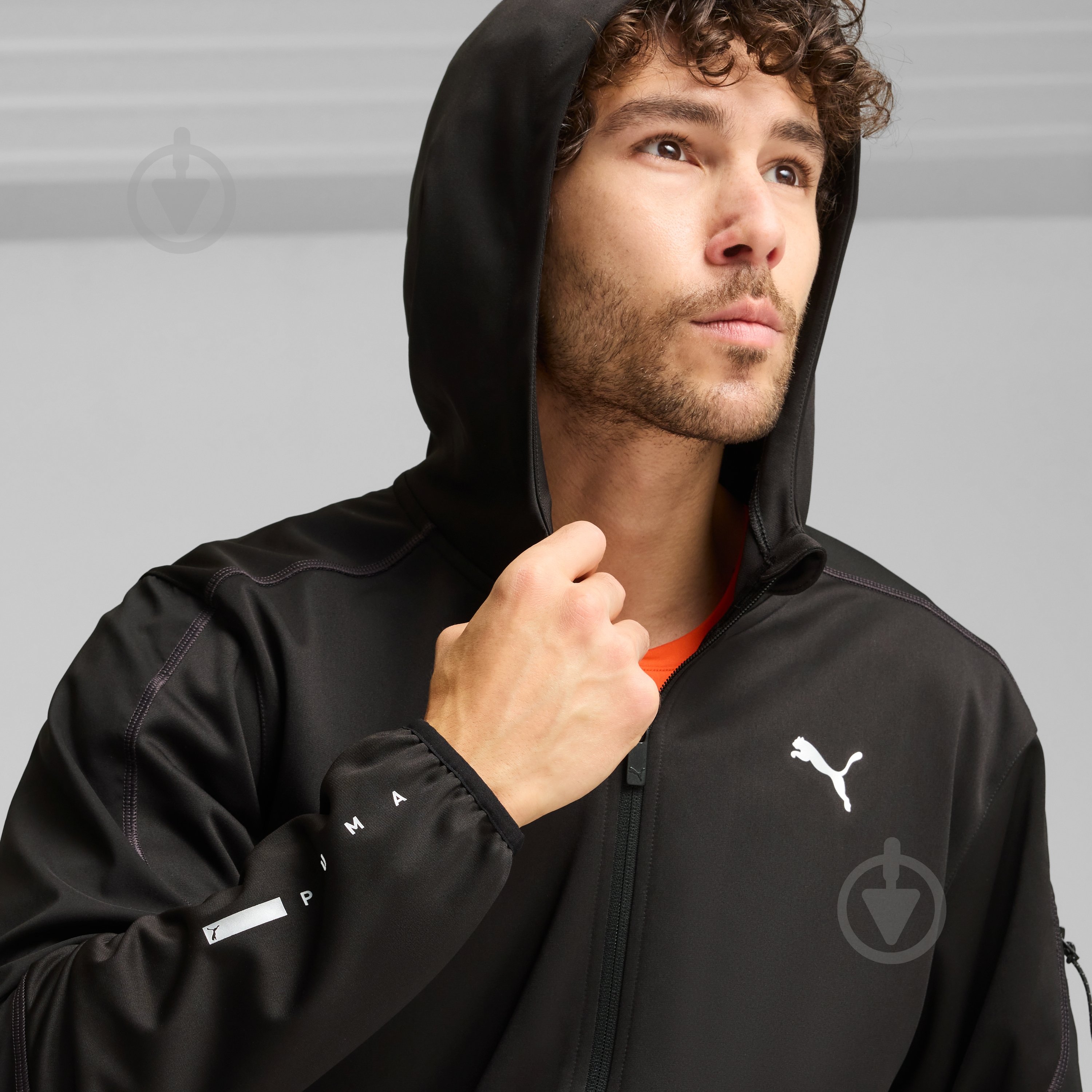Джемпер Puma PUMA FLEX PANELLED JACKET 52570901 р.2XL черный - фото 7