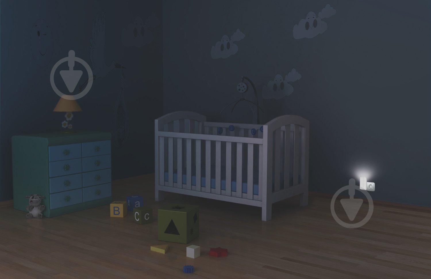 Нічник Osram Lunetta LED Glow 0,3 Вт білий - фото 5