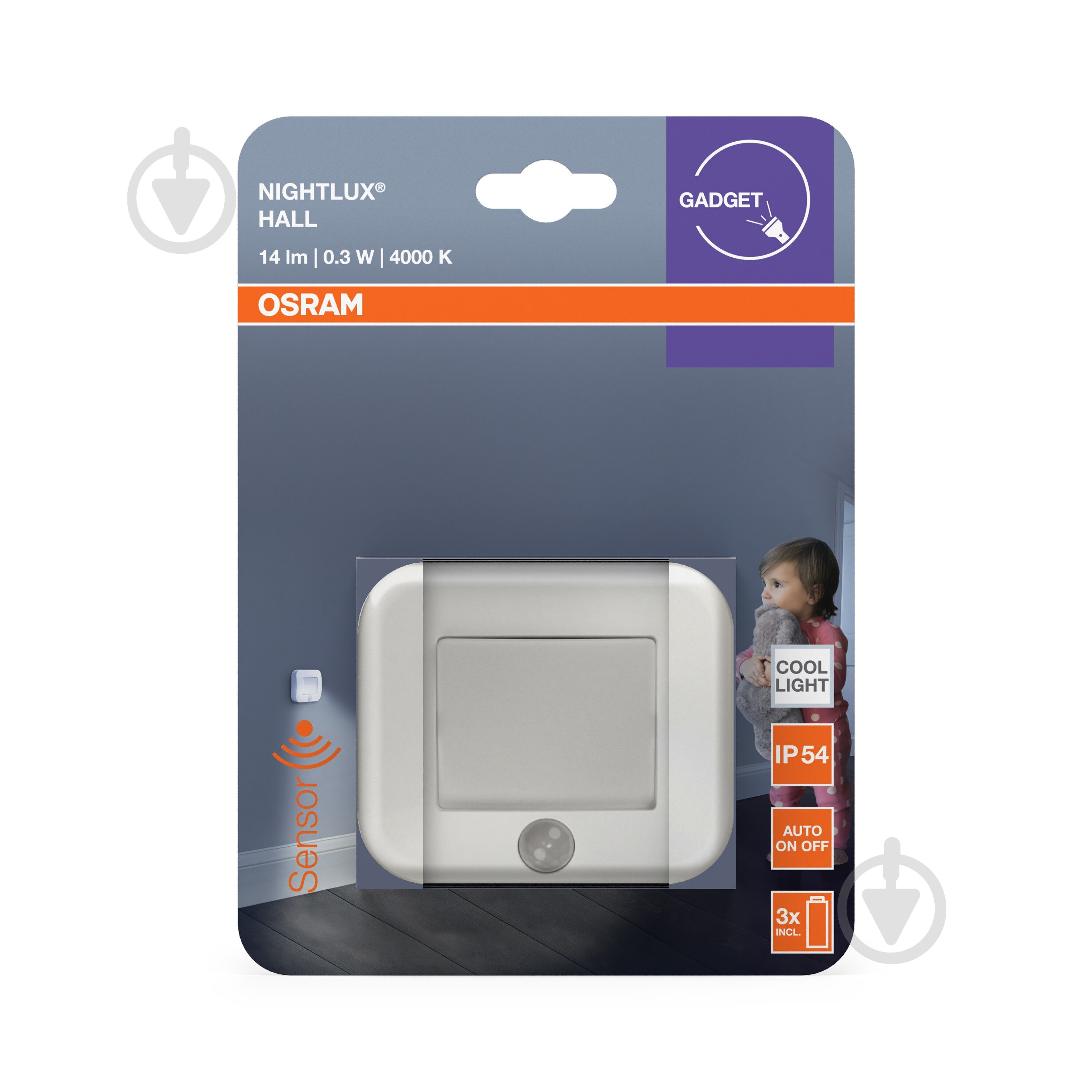 Ночник Osram с сенсором 0,3 Вт белый - фото 5