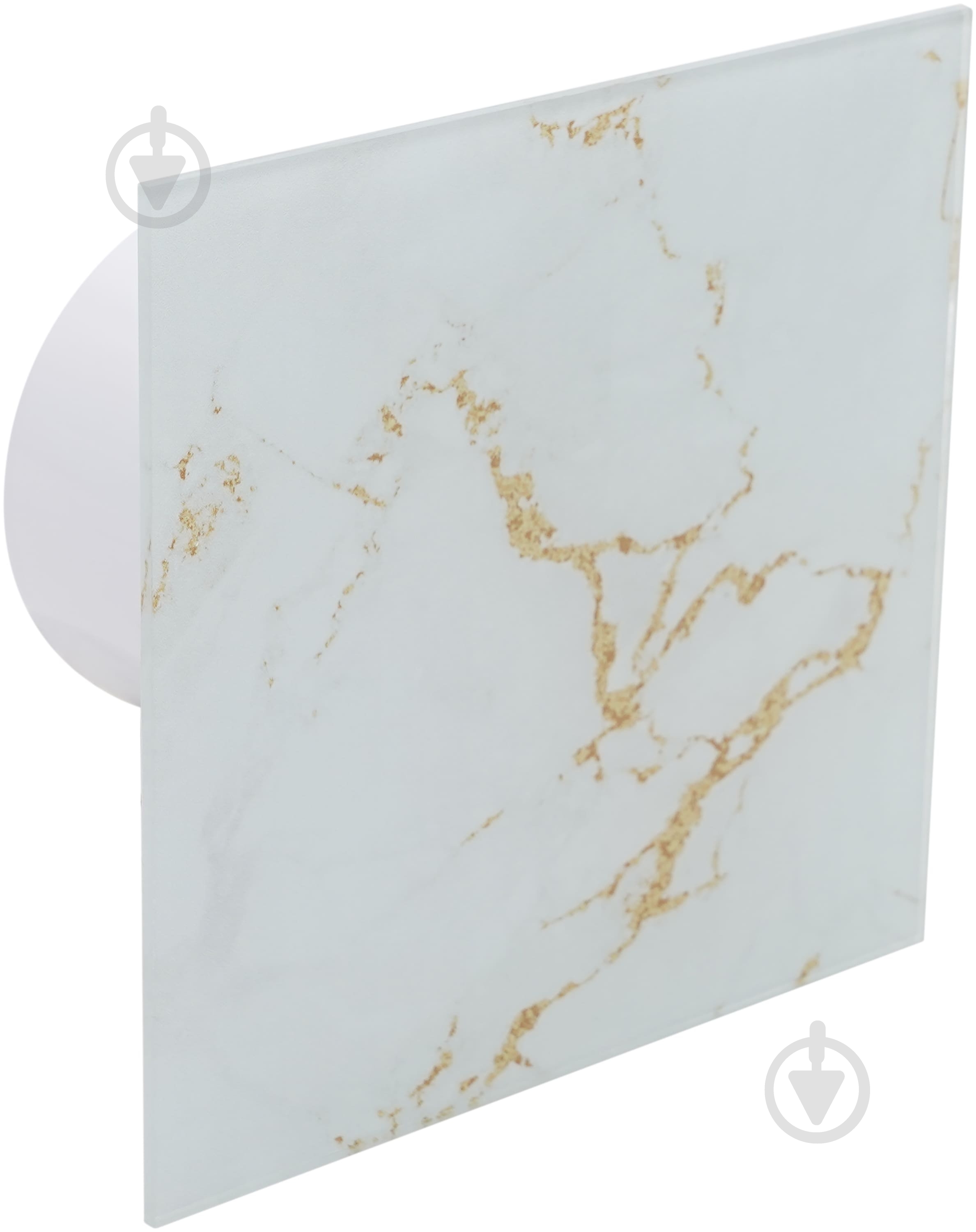 Вытяжной вентилятор AirRoxy MARBLE WHITE GOLD Glass (01-185) - фото 2
