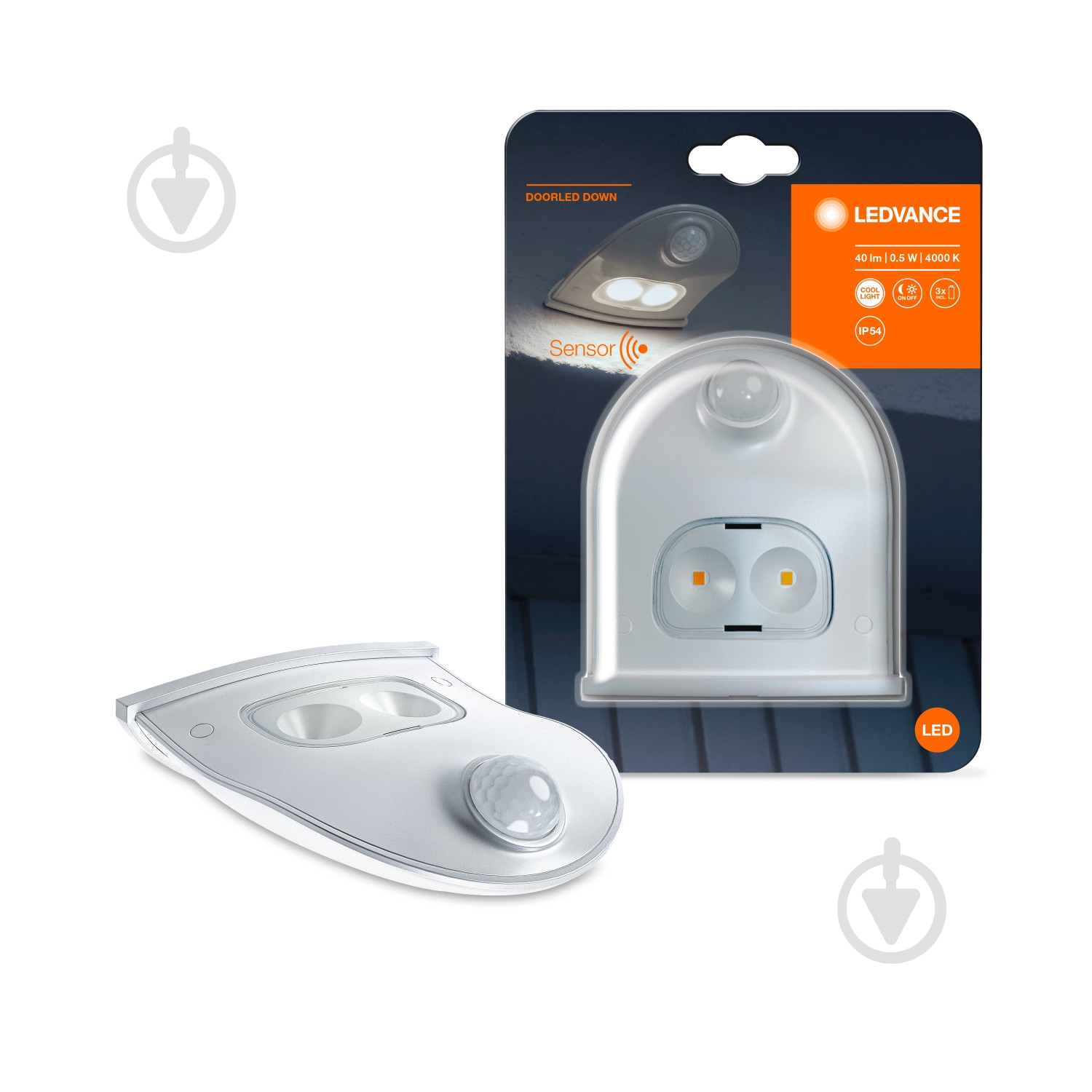 Ночник Osram Door LED с сенсором 0,5 Вт белый - фото 1