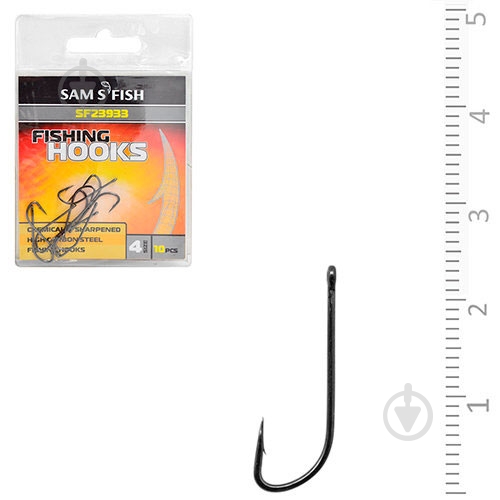 Крючок SF23933 №4 10 шт. - фото 1