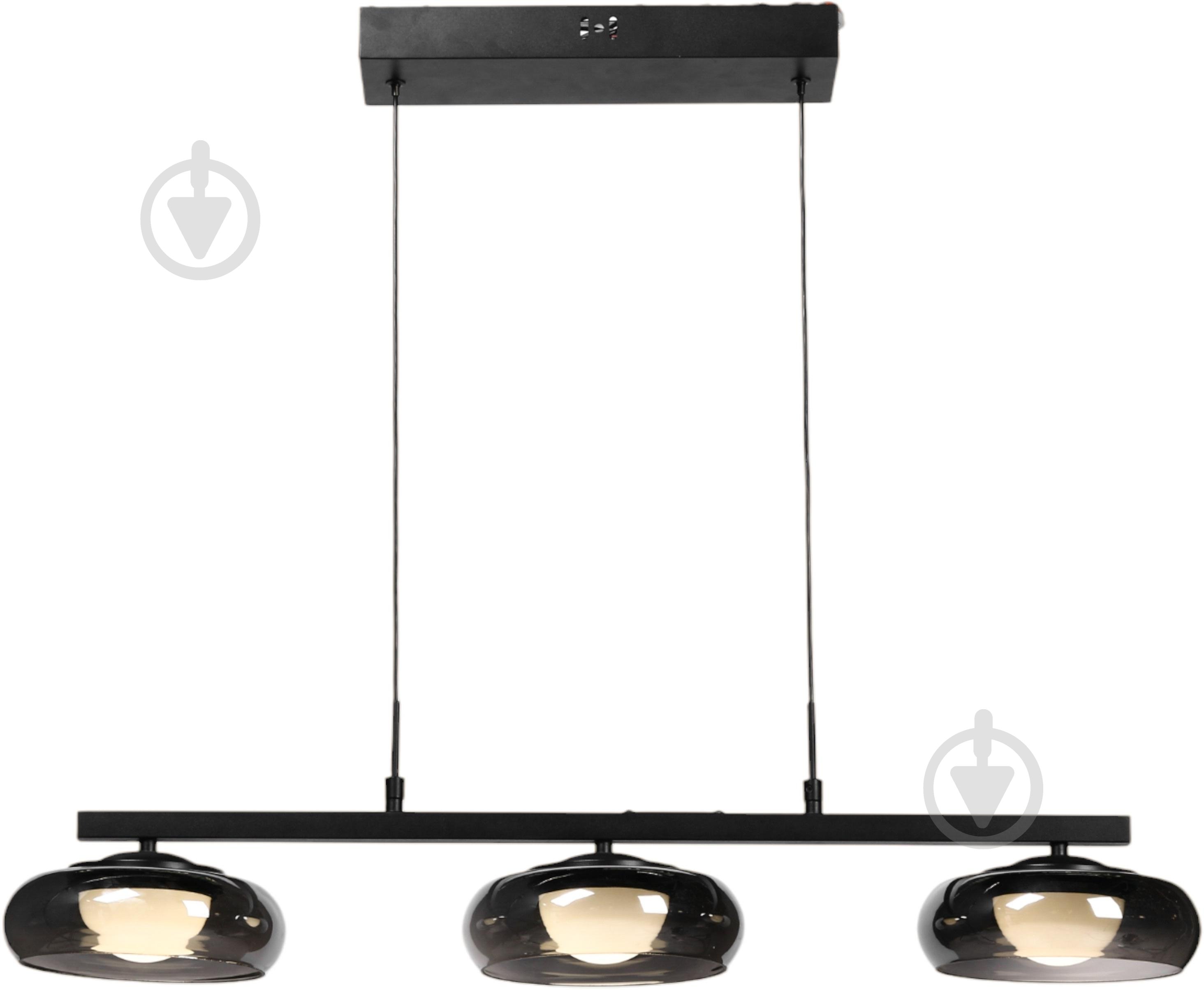 Світильник підвісний Sensio Aquila 3x23 Вт LED-модуль чорний ALG-2921/3D - фото 2