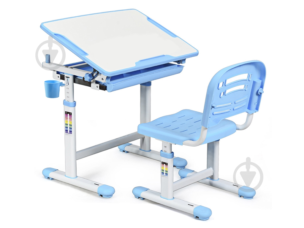 Комплект стол и стул Evo-kids Evo-06 Blue - фото 1