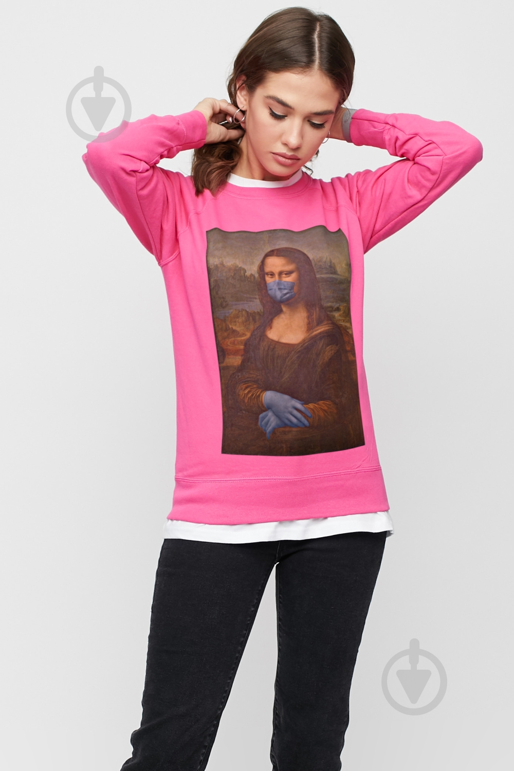 Свитшот YAPPI No Flis SWP1004 р.M розовый - фото 1 Свитшот YAPPI No Flis SWP1004 р.M розовый - фото 1