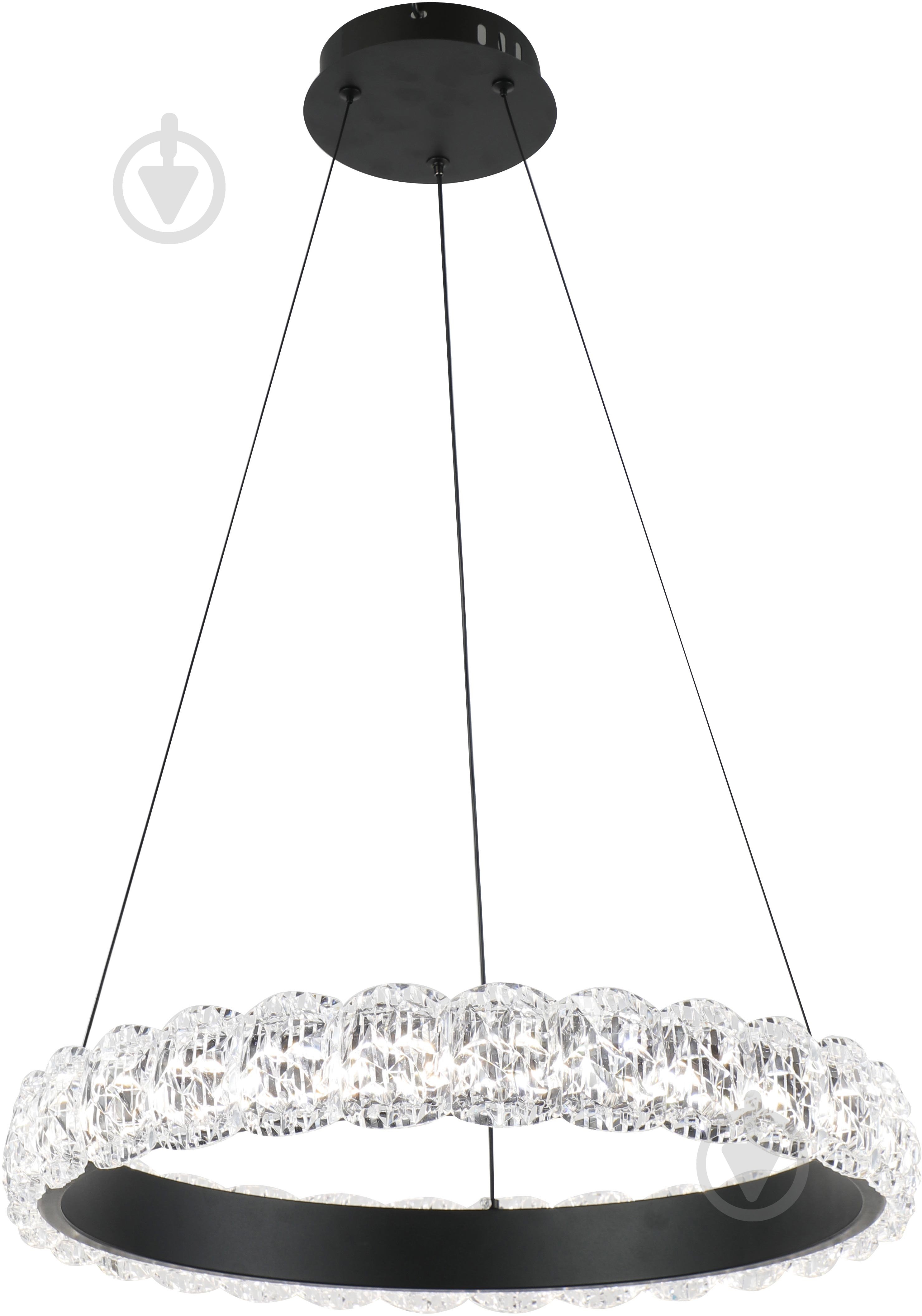 Люстра підвісна Sensio Coma 35 Вт LED-модуль чорний ALG-3257/500BL - фото 2 Люстра підвісна Sensio Coma 35 Вт LED-модуль чорний ALG-3257/500BL - фото 2