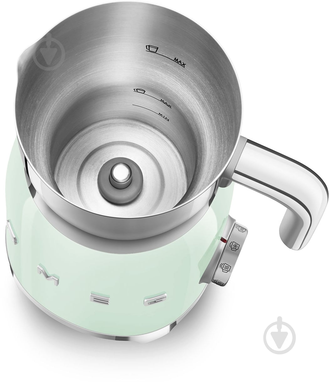 Вспениватель молока Smeg MFF11PGEU зеленый - фото 6