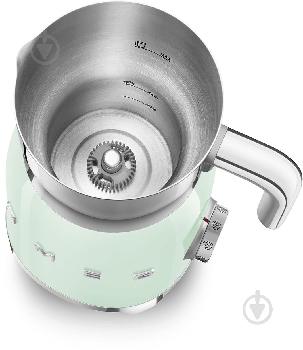 Вспениватель молока Smeg MFF11PGEU зеленый - фото 5
