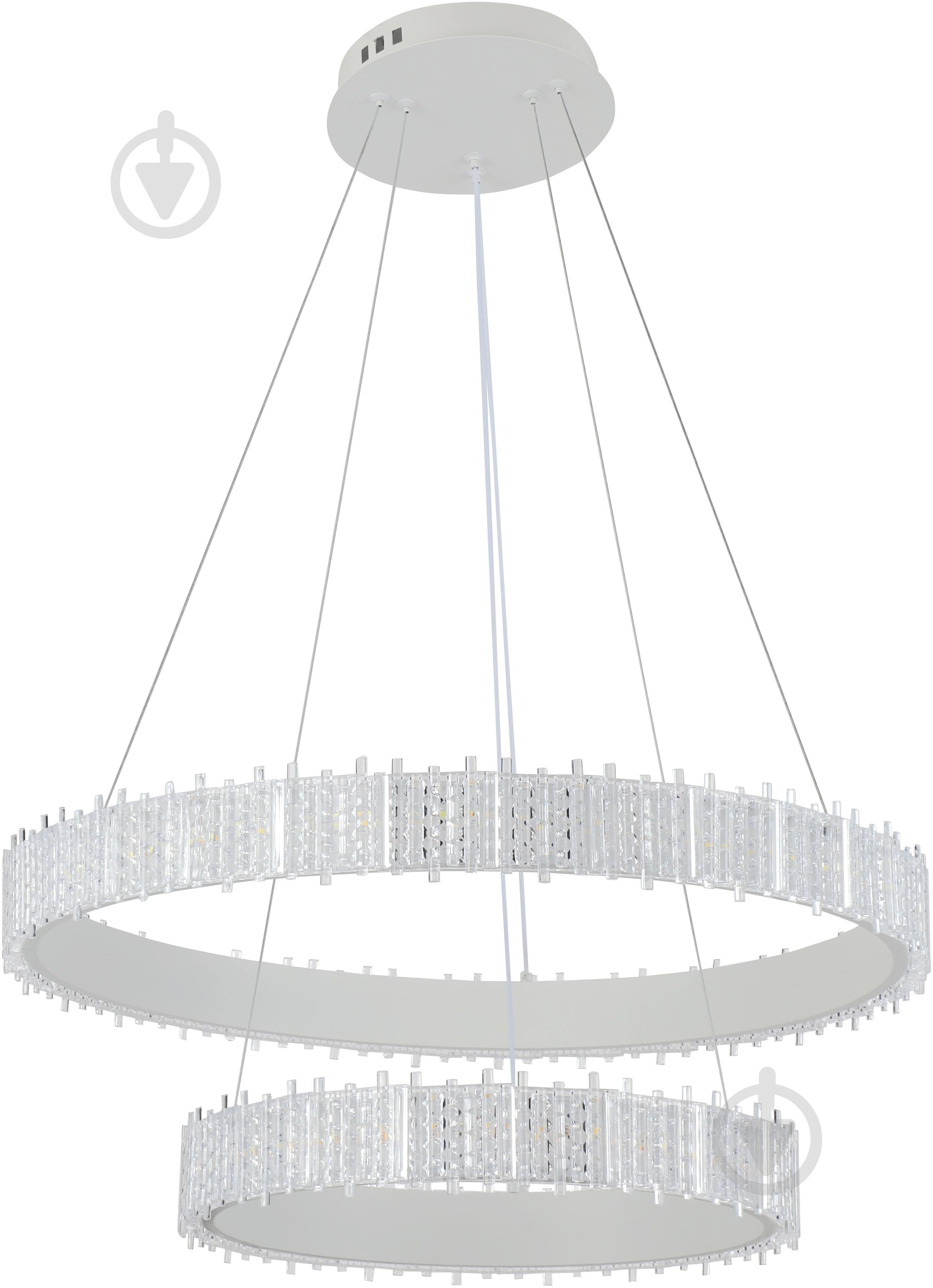 Люстра подвесная Sensio Coma 73 Вт LED-модуль белый ALG-3258/6+4W - фото 1