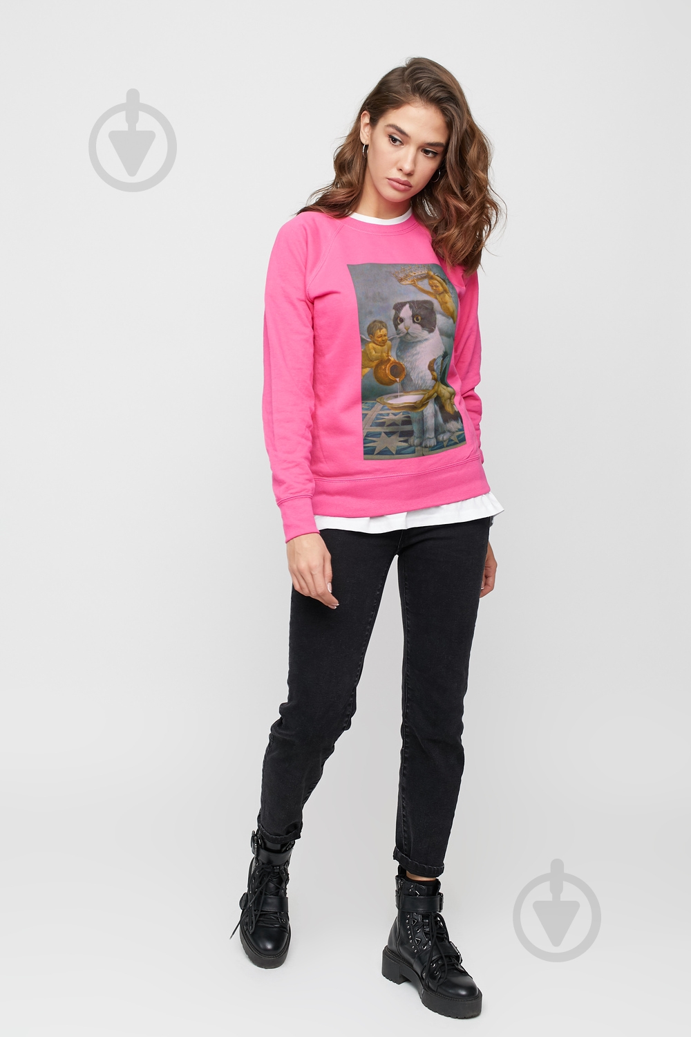 Свитшот YAPPI No Flis SWP1005 р.L розовый - фото 2