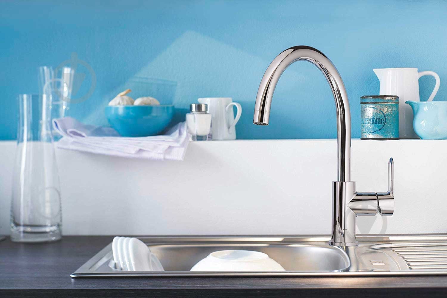 Смеситель для кухни Grohe BauLoop (31368000) - фото 3 Смеситель для кухни Grohe BauLoop (31368000) - фото 3