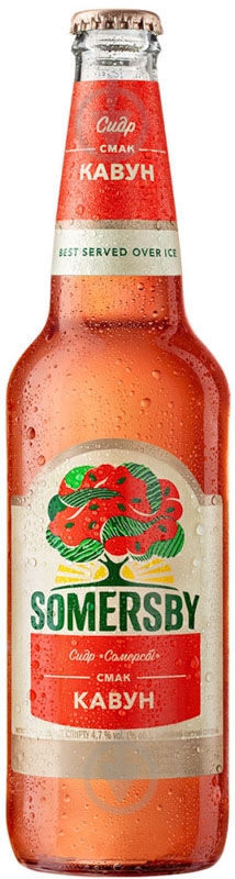 Сидр Somersby Арбуз 0,5 л - фото 1 Сидр Somersby Арбуз 0,5 л - фото 1