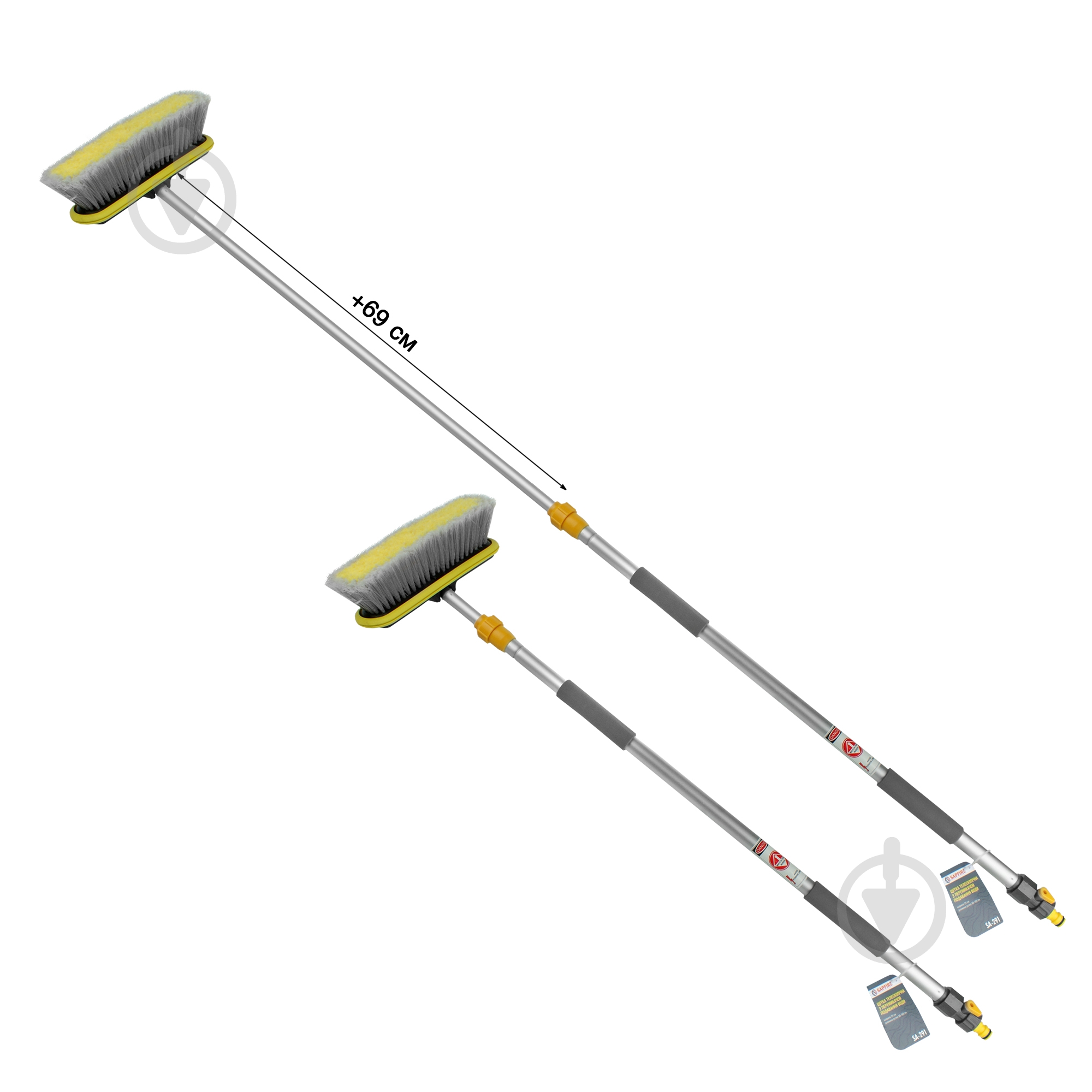 Телескопическая щетка Sapfire 90-165 см SA-291 - фото 2