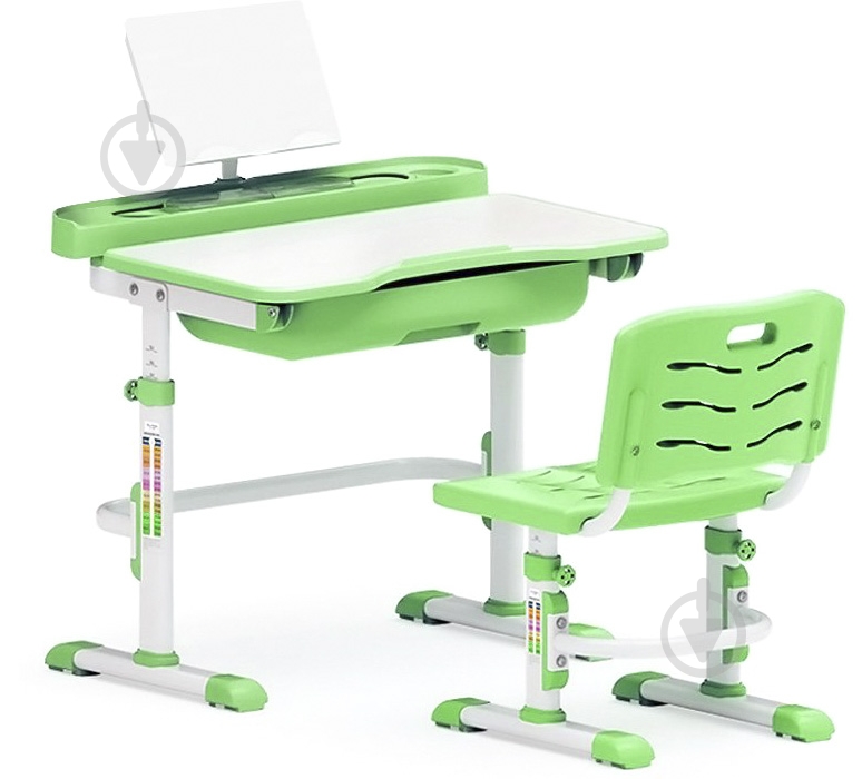 Комплект стол и стул Evo-kids Evo-17 Green - фото 1