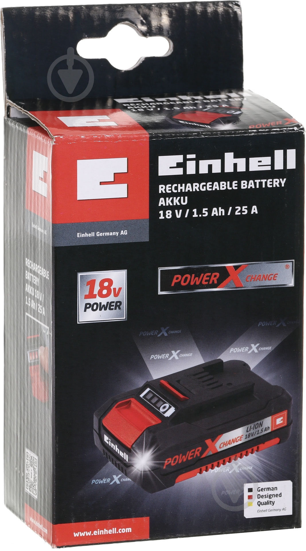 Аккумулятор Einhell X-Change 18 В 1,5 Ач 4511340 - фото 5 Аккумулятор Einhell X-Change 18 В 1,5 Ач 4511340 - фото 5
