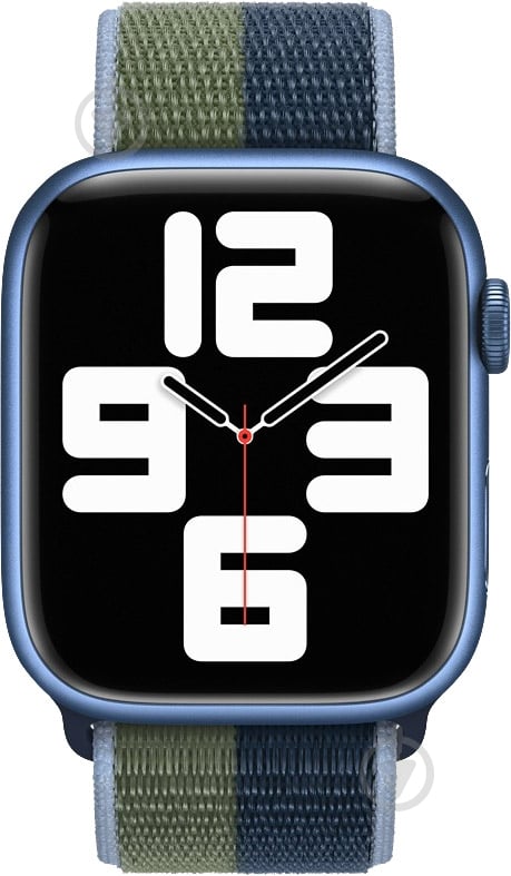 Ремешок Apple 41mm Abyss Blue/Moss Green Sport Loop Regular ML2Q3ZM/A - фото 3 Ремешок Apple 41mm Abyss Blue/Moss Green Sport Loop Regular ML2Q3ZM/A - фото 3
