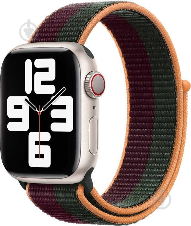 Ремінець Apple 41mm Dark Cherry/Forest Green Sport Loop Regular ML2R3ZM/A - фото 2
