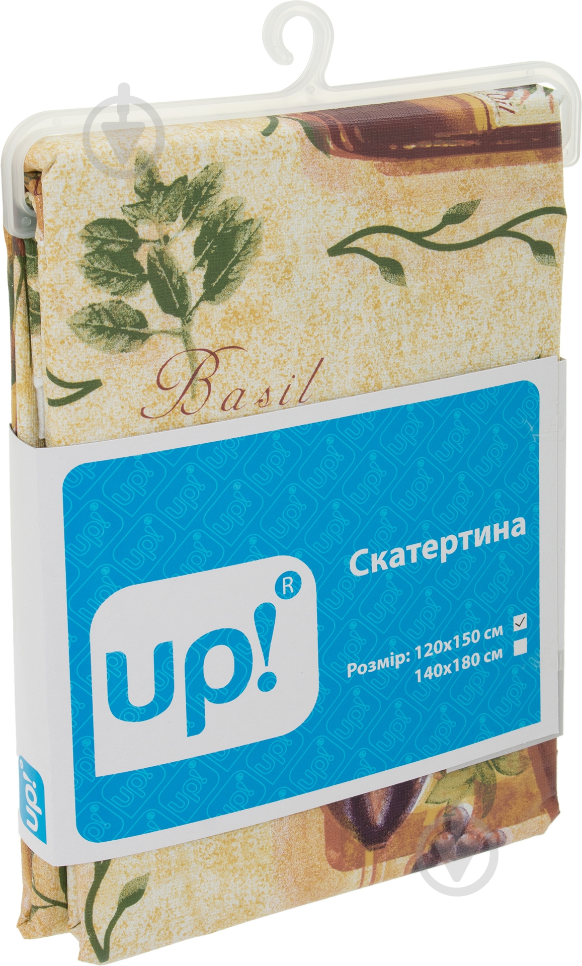 Скатерть Виноград 120x150 см бежевый с рисунком UP! (Underprice) - фото 3