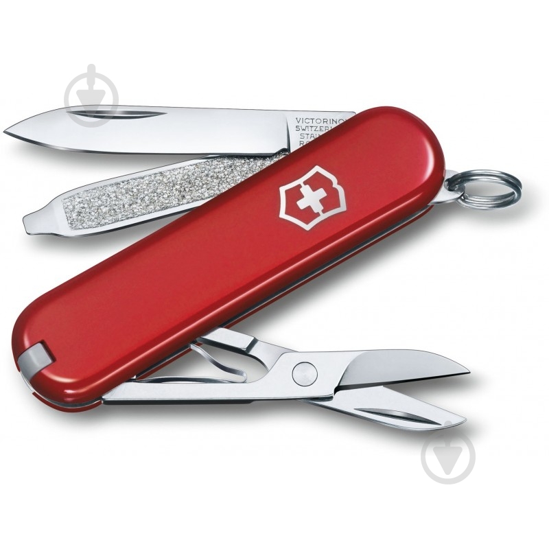 Нож швейцарский Victorinox Сlassic-SD red 0.6223 - фото 1