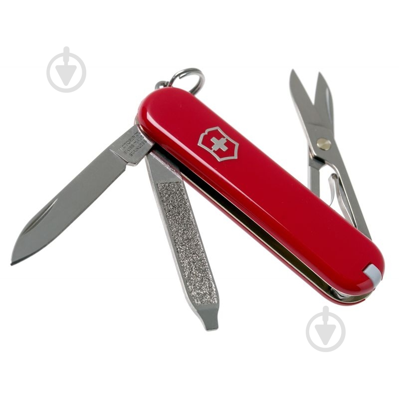 Нож швейцарский Victorinox Сlassic-SD red 0.6223 - фото 4