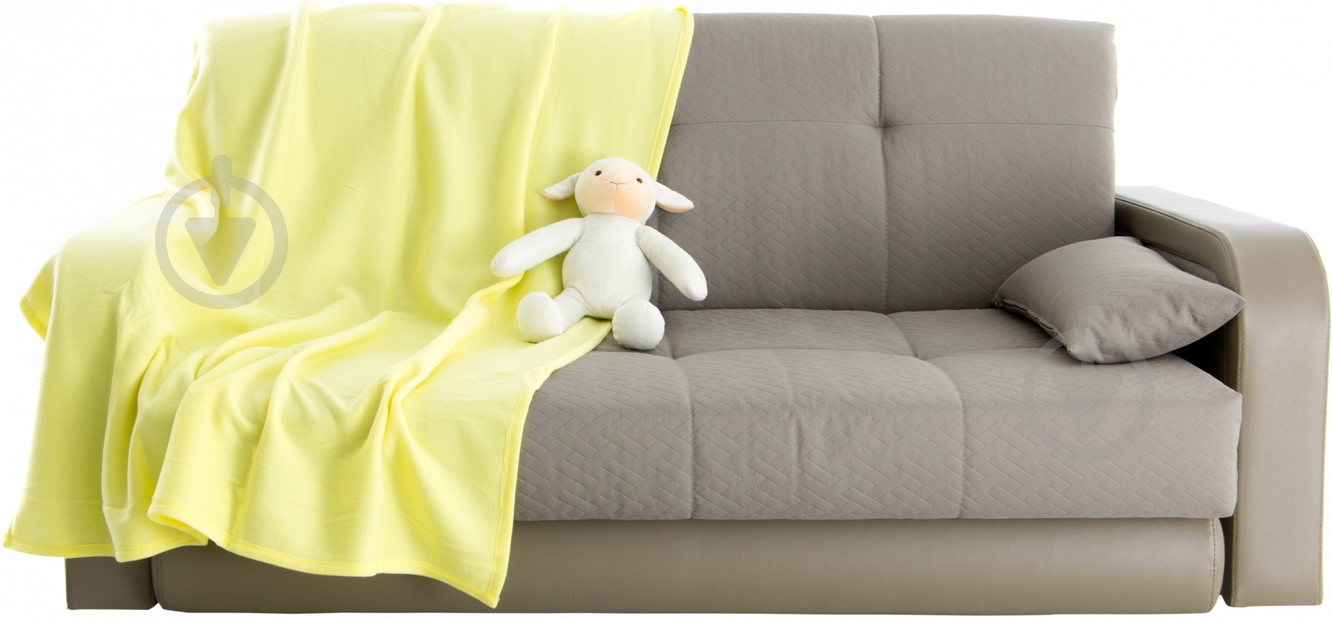 Плед с игрушкой Yellow Sheep 130x170 см желтый - фото 2 Плед с игрушкой Yellow Sheep 130x170 см желтый - фото 2