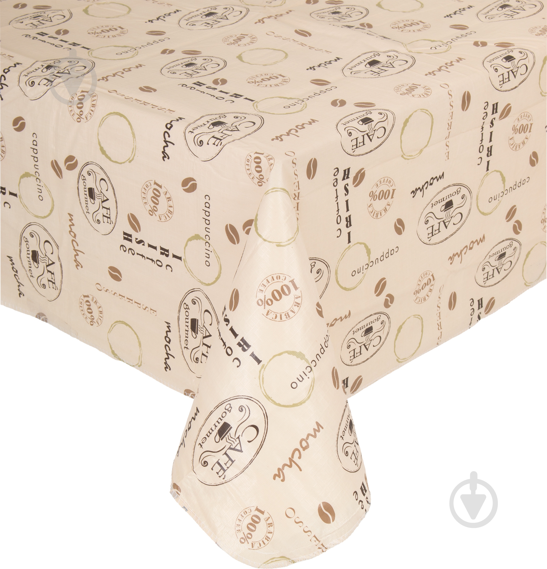 Скатерть Кафе 120x150 см бежевый UP! (Underprice) - фото 1 Скатерть Кафе 120x150 см бежевый UP! (Underprice) - фото 1