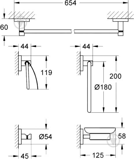 Набір аксесуарів Essentials (40344001) - фото 2
